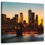 Leinwandbilder New York Skyline Stadt 60 x 60 cm