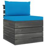 Gartensitzgruppe K137(6-tlg) Blau - Massivholz - 72 x 65 x 60 cm