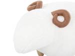 Pouf animal LAMB Chêne clair - Blanc