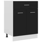 Armoire de plancher 3016496-4 Noir