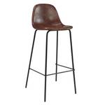 Tabouret de bar Henrik (Lot de 2) Marron foncé