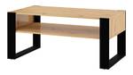 Table basse NUKA 110x60x48 Beige - Noir