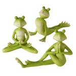 Haltungen Set in Yoga Froschfiguren 3er
