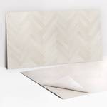 Selbstklebendes Wandpaneel Zartes Beige - Kunststoff - 100 x 50 x 50 cm