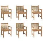 Chaise d'extérieur 60 x 58 cm - Bois massif - Bois/Imitation