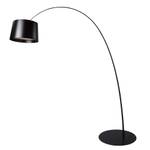 Lampe à pied en acier inoxydable noir Noir - Métal - 195 x 214 x 60 cm