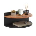 Nachttisch Axel 40480 Schwarz - Braun - Holzwerkstoff - 58 x 24 x 31 cm