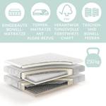 Boxspringbett Sorrento Grau - Breite: 200 cm