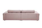 Ecksofa MIKA Pink - Ecke davorstehend links - Longchair davorstehend links