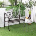 Gartenstuhl 84B-821 Braun - Metall - 54 x 91 x 114 cm