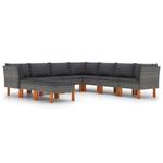 Garten-Sofa-Set (9-teilig) 3009634-16 Grau