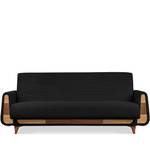 Sofa GUSTAVO 3 Personen Schwarz