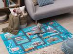 Tapis enfant KIGI Bleu - Textile - 150 x 80 x 80 cm