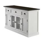 Buffet Halifax 8 Noir - En partie en bois massif - 145 x 85 x 50 cm