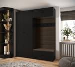 Garderobe Inova 2 Z12 Schwarz - Braun - Schwarz