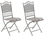 Chaises de jardin Kiran Lot de 2 Bronze