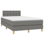 Boxspringbett 3017288-26 Dunkelgrau - 123 x 193 cm