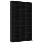 Armoire à cd 3002090 Noir - 16 x 177 cm