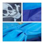 Pop Up Spielzelt Piratenschiff Schwarz - Blau - Grün - Kunststoff - Textil - 170 x 68 x 85 cm