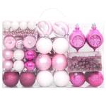 Weihnachtskugel-Set (108-teilig) 3028562 Pink - Weiß