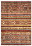 Tapis Torkman XXVIII Rouge - Textile - 169 x 1 x 244 cm