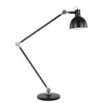 Lampadaire Cera Acier - 1 ampoule - Noir