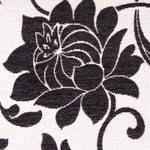 Chaise Littau jacquard lot de 4 Noir - Blanc - Textile - 43 x 90 x 56 cm