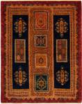 Tapis Kashkuli XXXIV Marron - Textile - 148 x 1 x 190 cm