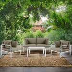 Gartensofa RAMBE Beige - Weiß - Breite: 150 cm