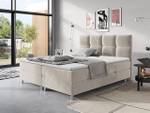 Boxspringbett Dave Beige - Breite: 172 cm