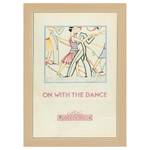 Bilderrahmen Poster 1927 Dance Eiche Dekor