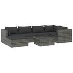 Garten-Lounge-Set (7-teilig) 3013633-10 Anthrazit - Grau