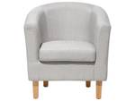 Fauteuil HOLDEN Marron - Gris - Textile - 68 x 71 x 41 cm