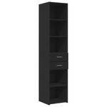 Highboard DE2594 Schwarz - Holzwerkstoff - 43 x 185 x 40 cm