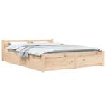 Bettrahmen 3013836-3 Braun - Holz - Breite: 166 cm