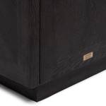 Armoire 5th Avenue Noir - Bois massif - 127 x 232 x 50 cm