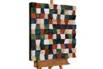 Tableau en bois Mystic Pattern En partie en bois massif - 75 x 75 x 8 cm