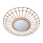 Plafonnier Aura Beige - Bambou - 60 x 10 x 60 cm