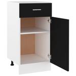 Schubunterschrank 3016496-3 Schwarz - 40 x 82 cm