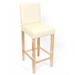 Barhocker M37 (2er-Set) Kunstleder Beige