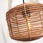 Bogenlampe TANAMI Braun - Holz - 15 x 150 x 15 cm - Durchmesser: 30 cm - Durchmesser Lampenschirm: 40 cm