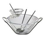 Saladier et Saucier  (7 pcs) Verre - 30 x 18 x 30 cm