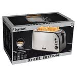 Toaster Silber - Metall - 18 x 20 x 39 cm