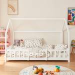 Lit enfant Sisimiut Pin 200 x 140 cm Blanc - 206 x 143 x 146 cm