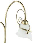 Stehlampe KOKARDA Gold - Weiß - Glas - Metall - 44 x 169 x 44 cm