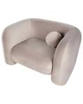 Fauteuil LEIREN Beige - Taupe