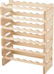 Weinregal Weinständer 36 Flaschen Braun - Holzwerkstoff - 28 x 85 x 63 cm