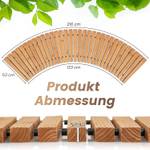 Gartenweg SF6330ZMDE Braun - Holzwerkstoff - 53 x 3 x 216 cm