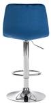 Tabouret de bar Divo Lot de 2 Bleu