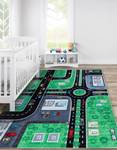 Tapis Lavable Junior 52052.802 Vill Vert - Textile - 80 x 1 x 150 cm